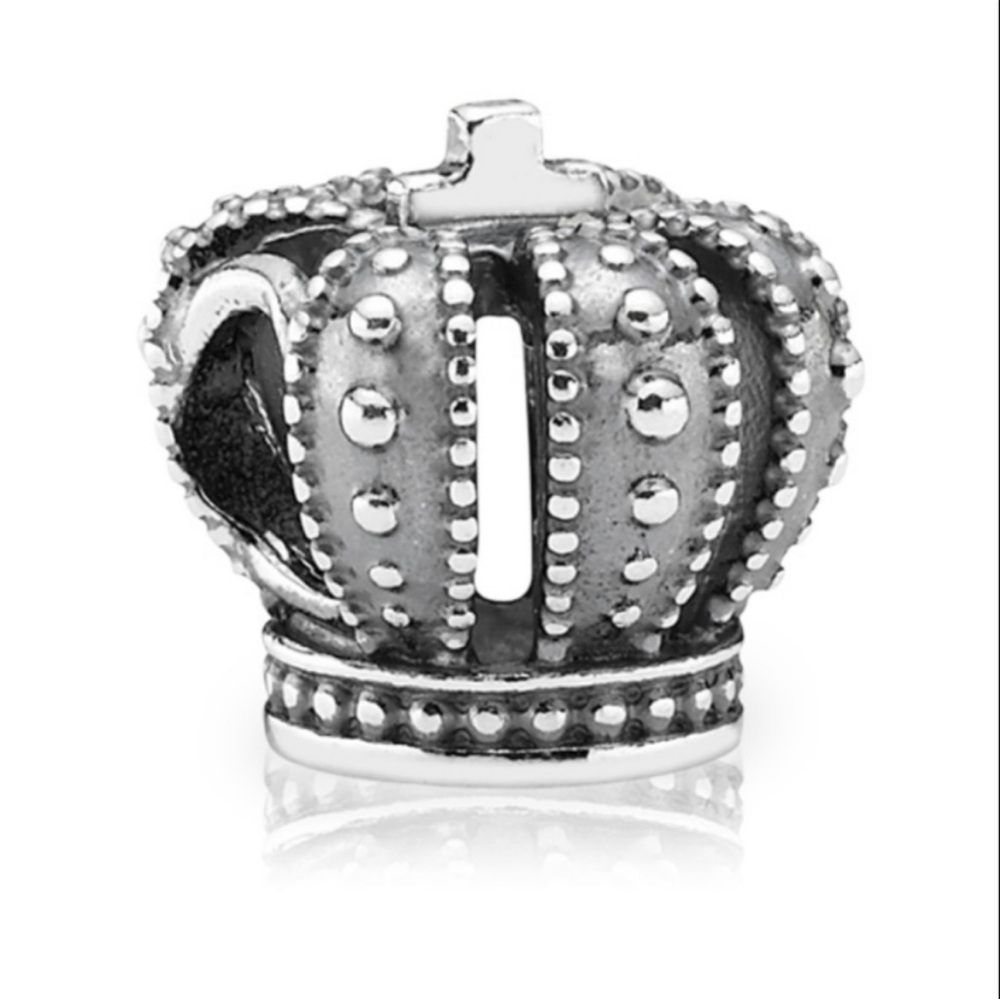 Pandora retired Royal crown charm bead moments